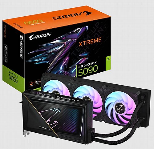 ����� ���  GIGABYTE AORUS GeForce RTX� 5090 XTREME WATERFORCE 32G