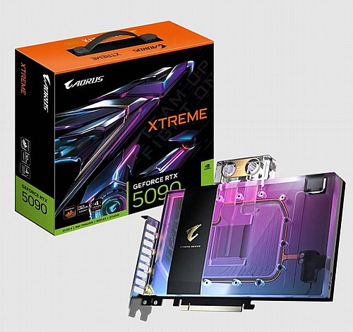 ����� ��� AORUS GeForce RTX 5090 XTREME WATERFORCE WB 32G GIGABYTE