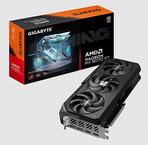  ����� ��� Gigabyte AMD Radeon RX9070XT 16GB Gaming OC Series
