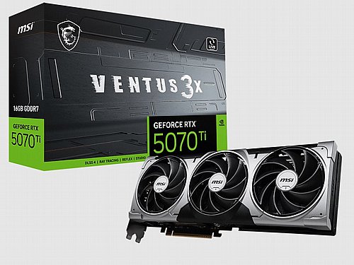 ����� ��� ���� MSI ��� GeForce RTX5070 Ti 16G VENTUS 3X