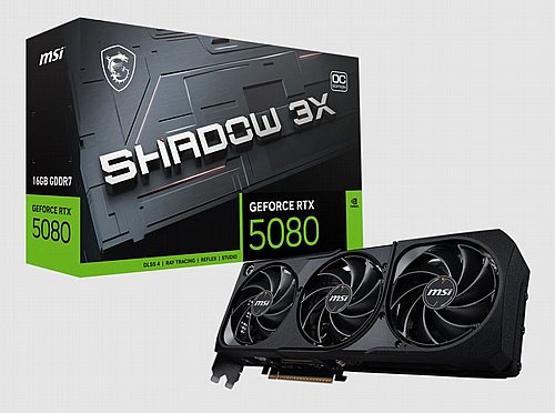 ����� ��� ���� MSI ��� GeForce RTX5080 16G SHADOW 3X OC