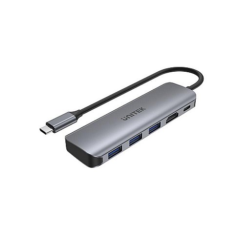 ���� ����� ���� UNITEK ��� H1107E 3xUSB 3.0 USB-C Power Delivery 100W charging + HDMI
