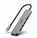 ���� ����� uHUB S7+ 7-in-1 USB-C 5Gbps Hub with 4K HDMI and 100W