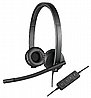 אוזניות סטריאו עם מיקרופון Logitech USB H570e Retail
