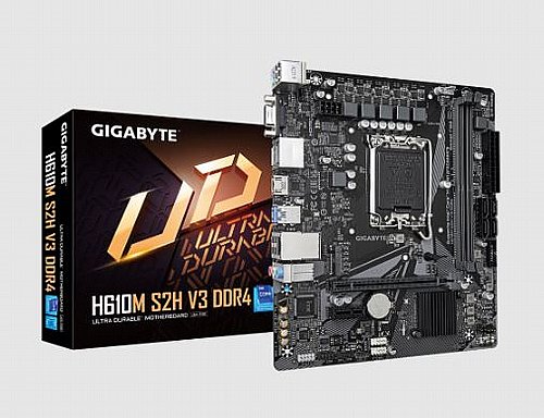 ��� �� Gigabyte H610M S2H V3 DD4 Micro-ATX VGA DP HDMI