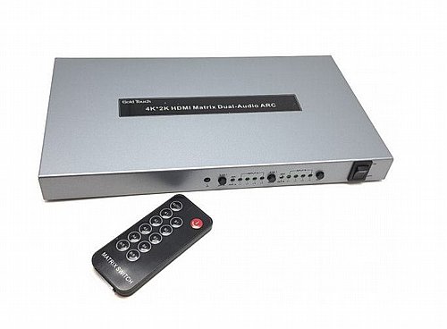 ���� 4K ���� GoldTouch �-4 ������ HDMI �-2 ������ 2xARC HDMI ��� HDMI-MTX-42