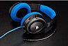 אוזניות גיימינג חברת CORSAIR דגם HS35 STEREO בצבע כחול