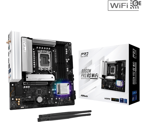 ��� �� ������ ASRock B860M Pro RS mATX WiFi 6E Intel