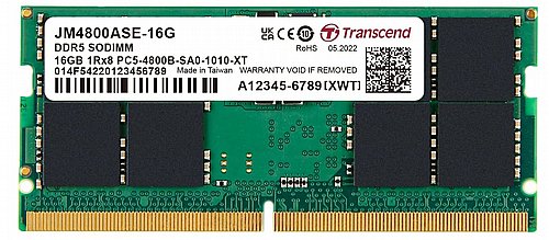 ������ ����� ���� Transcend DDR5 SODIMM 16GB Transcend JM4800ASE-16G