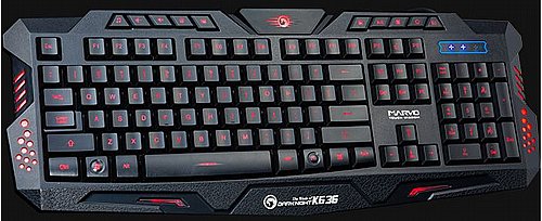 ����� ������� MARVO Gaming Keyboard Ghost K636 ���� ����/����