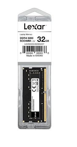 ����� ����� LEXAR 32GB DDR4 3200Mhz C22 SODIMM 1.2V
