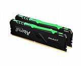 ������ ����� Kingston Fury Beast RGB 16GB 2x8GB 3600MHz DDR4 CL17 Kit