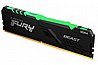 זכרון לנייח Kingston DDR4 Fury Beast RGB 8GB 3200MHZ CL16