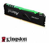 ����� ����� Kingston Fury Beast RGB DDR4 3600MHz 16GB CL18 KF436C18BBA/16 DIMM
