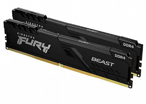 ������ ����� Kingston Fury Beast 32GB 2X16 3600MHz DDR4 CL18