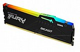 ������ ����� ���� ���� Kingston ��� 32GB (1x32GB) 5200MHz DDR5 CL40 - FURY Beast RGB Series