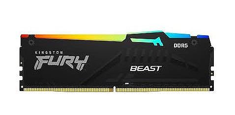������ ����� ���� ���� Kingston ��� FURY BEAST RGB 32GB 5600MHZ CL36 EXPO/XMP
