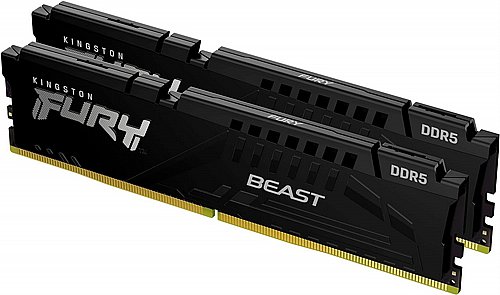 ������ ����� ���� Kingston Fury Beast DDR5 32GB 2x16GB 6000MHZ DDR5 CL30 EXPO 