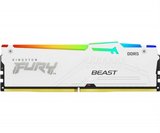 ������ ����� ���� Kingston FURY Beast White RGB 16GB 6000Mhz C30