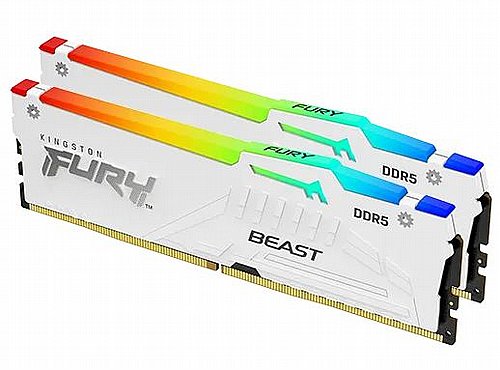 Kingston Fury Beast White RGB Expo 32GB 2X16 6000MHZ DDR5 CL30