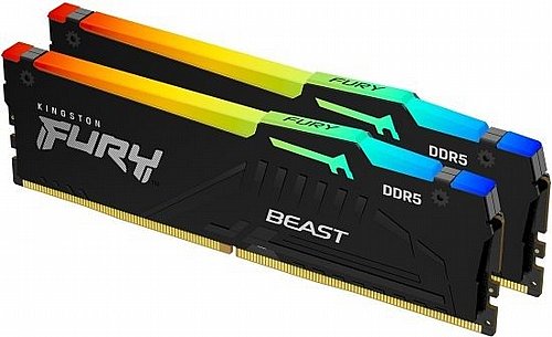 ������ ����� ���� Kingston Fury Beat 64GB 2x32 RGB DDR5 6000Mhz CL36 