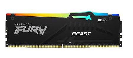 ������ ����� ���� ���� Kingston ��� FURY BEAST RGB 32GB DDR5 6000MHZ CL36 EXPO/XMP