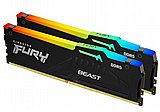 ������ ����� Kingston Fury Beast RGB 32GB 2x16GB 6000Mhz DDR5 CL36 KIT