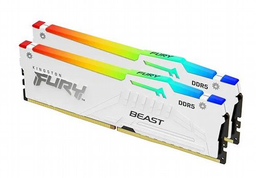 ������ ����� ���� Kingston Fury Beast RGB 32GB 2X16 DDR5 6000Mhz C36 ���� ���