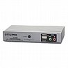 בורר KVM בעל 2 יציאות DP עם חיבורי USB וסאונד Gold Touch KVM-DP-2