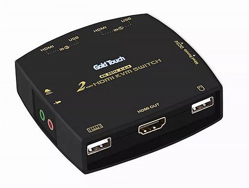 ��� 2 ������ �� ����� Gold Touch HDMI 2.0 KVM