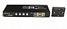 בורר KVM בעל 4 יציאות HDMI באיכות 4K עם חיבורי USB וסאונד Gold Touch KVM-HDMI-4-4K60HZ