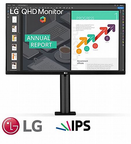 ��� ���� �� ���� ��������� "27 LG Ergo IPS 2K HDR 10 27QN880-B