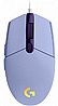 עכבר גיימרים חוטי Logitech G102 Lightsync - סגול
