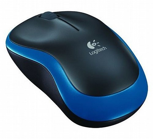 ���� ������ Logitech Wireless Mouse M185 Blue Retail ����
