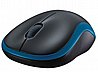 עכבר אלחוטי Logitech Wireless Mouse M185 Blue Retail כחול