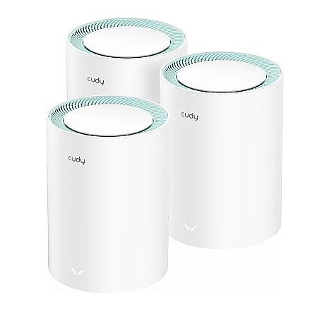 ����� ���� Cudy M1500 AX1500 MESH WIFI6 System 3 pack