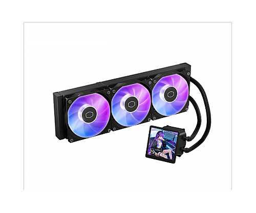 ����� ����� ����� Cooler Master MasterLiquid Core LCD 360 4-inch ����