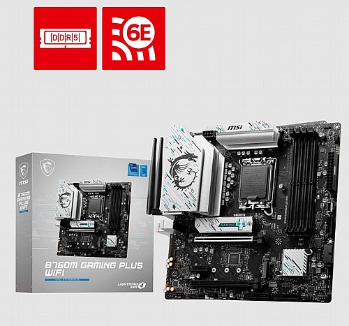 ��� ��  MSI B760M GAMING PLUS WIFI DDR 5