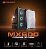 מארז Cougar דגם MX600 RGB 3x140mm ARGB 1x120mm ARGB Fans Mid Tower בצבע לבן