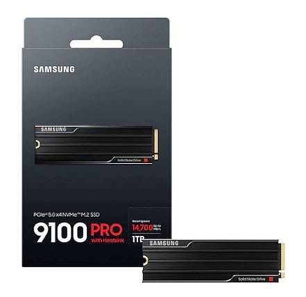 ���� ����� Heatsink 4TB Gen5 M.2 NVME 2.0 /Samsung 9100 PRO W