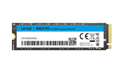 ���� ����� Lexar NM610-PRO M.2 2280 PCIe Gen3x4 NVMe SSD