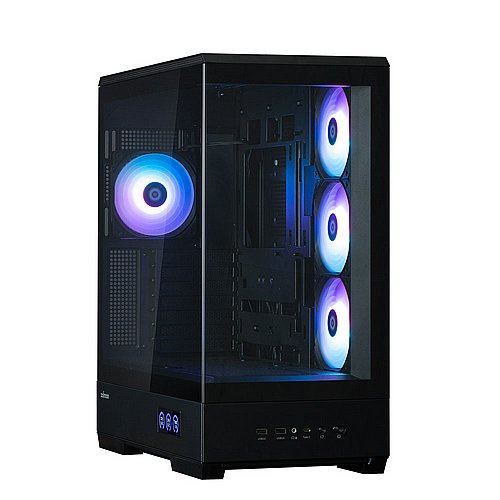 Zalman P50 DS Black Mid  4x 120mm ARGB Fans  ��� ����  