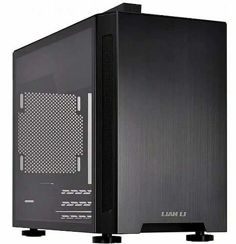 ���� ���� LIAN-LI ��� PC-TU150 Mini-ITX Case Aluminum TG Black ��� ����