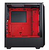 מארז חברת Phanteks דגם ECLIPSE P300 TEMPERED GLASS צבעים שחור/אדום