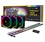 ����� ����� X3 �������� ��� ������ Prizm KIT 3x120mm RGB fan, 2x Strips, Controller