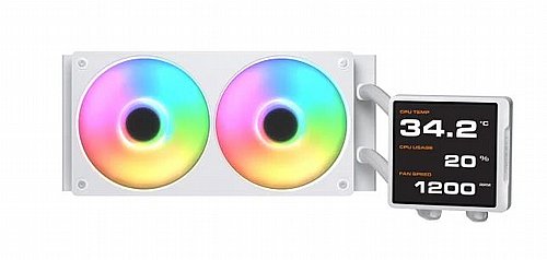 ����� ����� ����� COUGAR Poseidon Vistek 240ARGB AIO liquid cooler - White