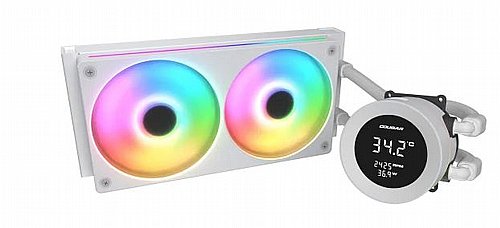  ����� ����� ����� COUGAR Poseidon Vistek 240 ARGB AIO liquid cooler - White