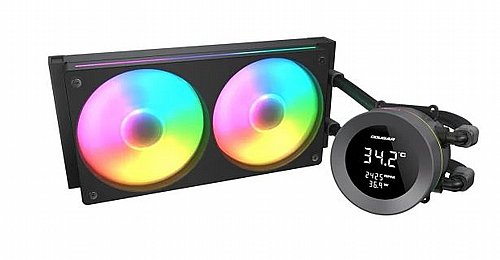 ����� ����� ����� COUGAR Poseidon Vistek 240 ARGB AIO liquid cooler - Black