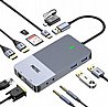 תחנת עגינה DM175 - 11 In 1 - USB-A + USB-C Multiport - מולטיפורט