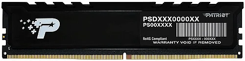 ������ ����� ���� Patriot DDR5 RAM 24GB (1X24GB) 5600MHz CL46 UDIMM PSP524G560081H1